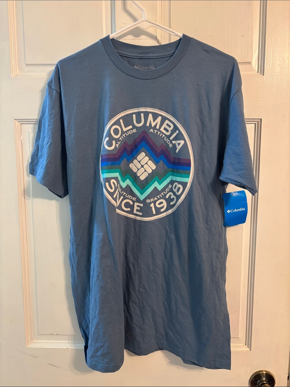 Columbia Men’s Slate Blue Graphic Short-Sleeve Tee